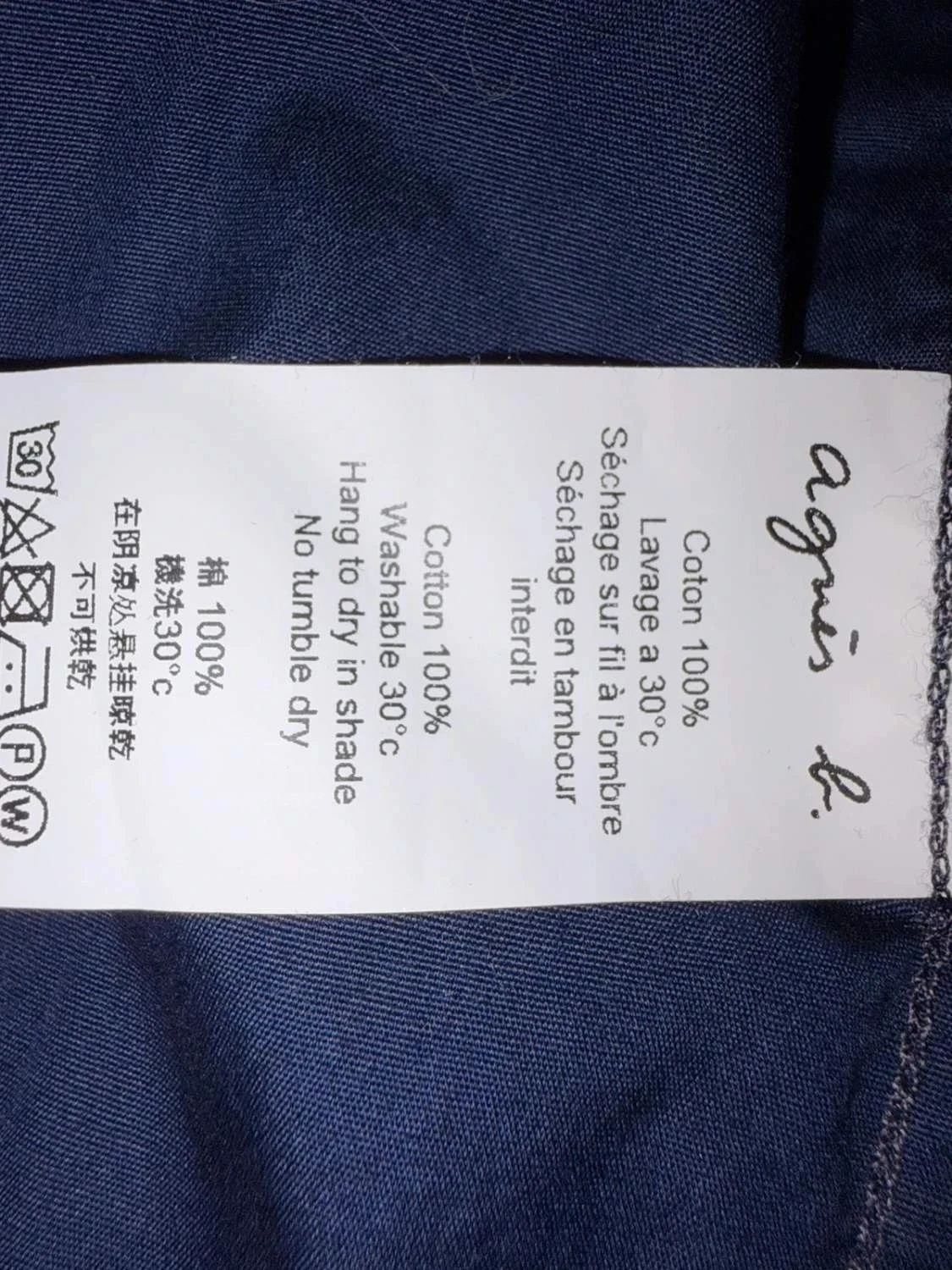 Camisa de hombre Agnès b limpia poco usada talla L – photo 6